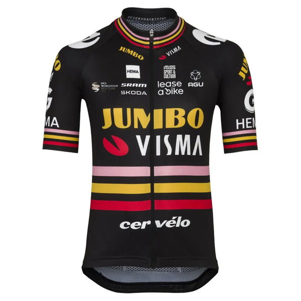 AGU Jersey SS Jumbo-Visma Replica Kids Triple Victory 2023